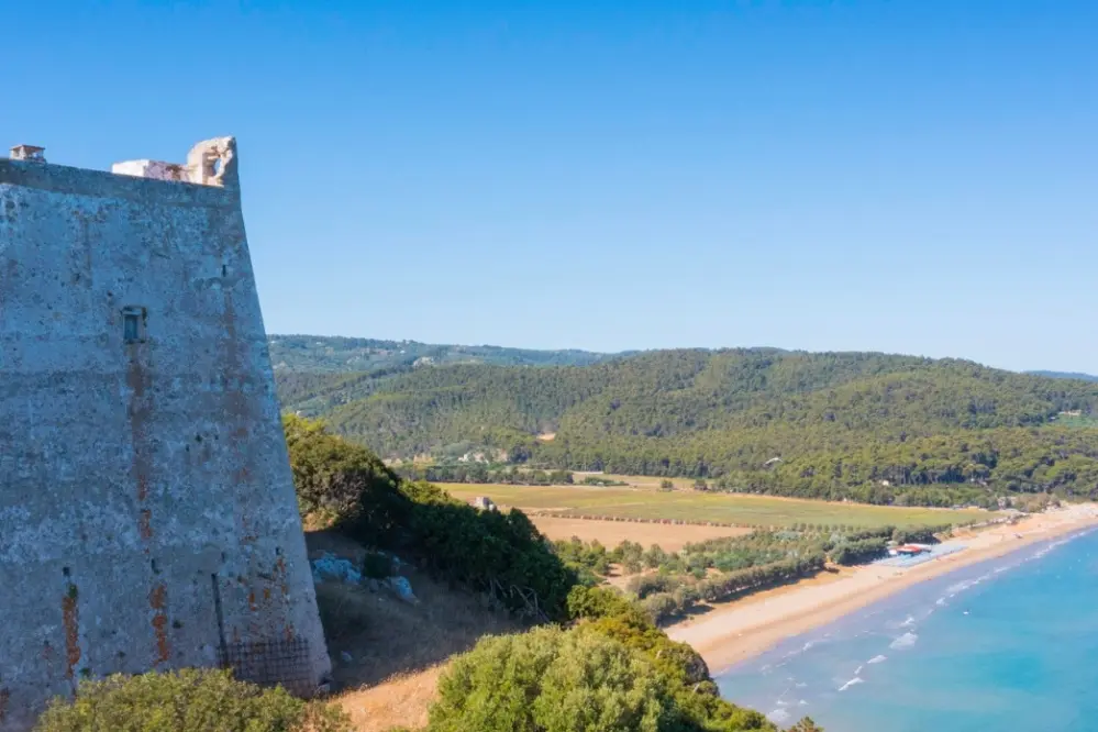 Baia Calenella, Vico del Gargano, Apulien, Italien