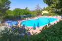 Schwimmbad des Campingplatzes Toscana Village im Arno-Tal