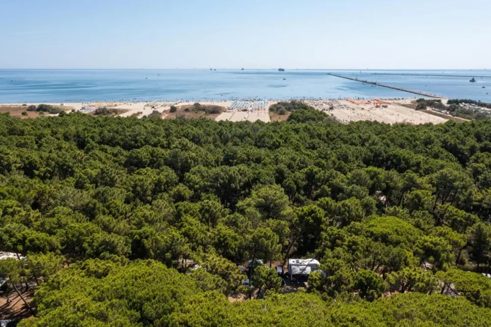 Blick auf das Sole Family Camping Village in der Emilia-Romagna