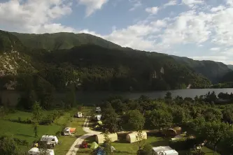 Lago Arsiè Camping Village, Arsiè, Venetien, Italien