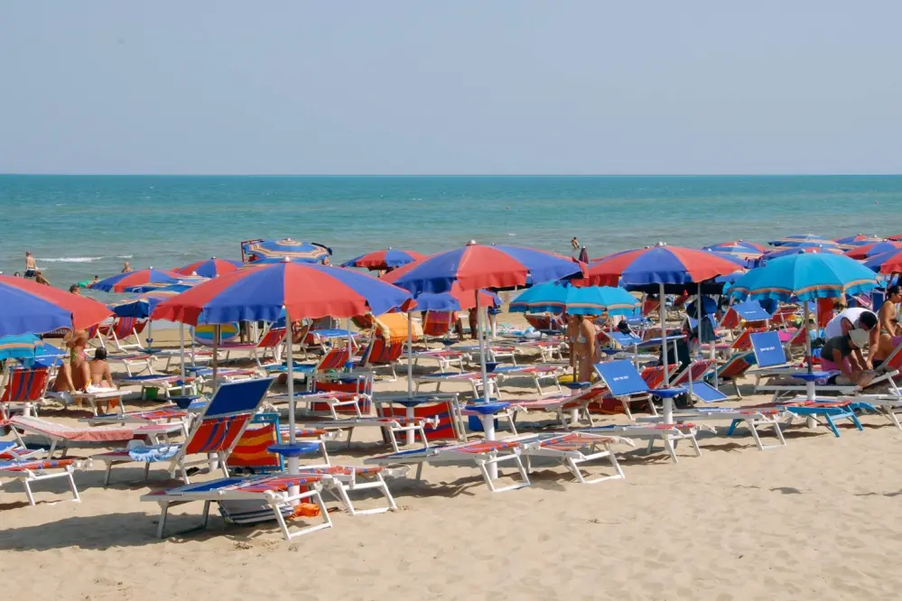 Villaggio Lido del mare, Rodi Garganico, Apulien, Italien