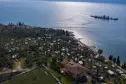 View of Camping Bellavista on Lake Garda in Malcesine in Veneto