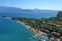 Panoramic view of the camping belvedere by the Garda Lake