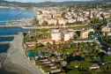 view of the camping del Mare on the Ligurian Riviera in Cervo