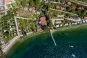panoramic view of the Ideal Molino campsite on the shores of Lake Garda