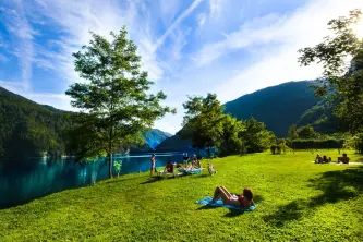 Lago Arsiè Camping Village, Arsiè, Veneto, Italy