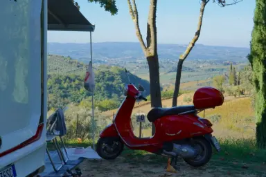 Camping Panorama del Chianti, Certaldo, Tuscany, Italy