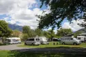 vista delle piazzole del camping badlerhof in val venosta