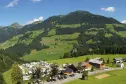 Il Camping Grosswalsertal con vista sulle alpi Austriache