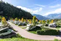 Area camper al Camping Hermitage a Merano in Alto Adige