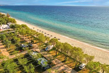 Piazzole vista mare del Camping A. Ouzouni in Grecia