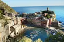 Vista panoramica del camping valdeiva in liguria