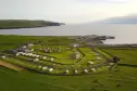 Vista del Nagles Camping & Caravan Park nella regione di Munster in Irlanda