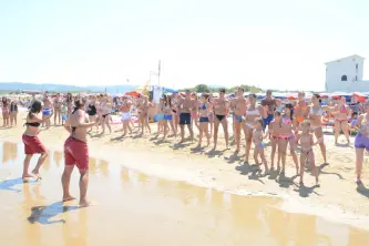 Villaggio Lido del mare, Rodi Garganico, Apulië, Italië