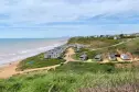 Zicht op Grange Farm Brighstone Bay op het Isle of Wight, Engeland