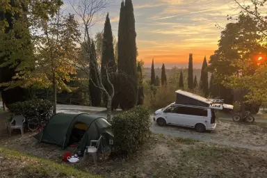 Camping Panorama del Chianti, Certaldo, Toscane, Italië